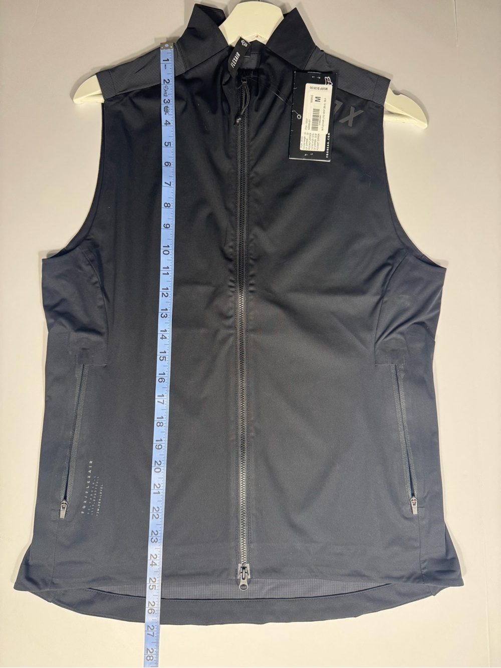 FOX Flexair Lite Black Cycling Vest Women’s Medium NWT MTB Full Zip - Picture 15 of 16